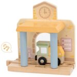 Viga PolarB Drewniany Zestaw Kolejowy 30 el. - 008