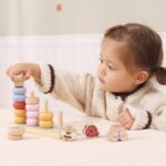 Układanka Drewniana Liczby i Kolory Wiosenny Ogród Montessori Viga - 003