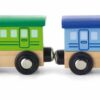 Viga  Drewniany Pociąg Magnetyczny Lokomotywa Wagoniki 3+ - 002