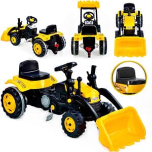 WOOPIE Traktor Na Pedały Farmer MaxTrac Classic Łyżka Spychacz