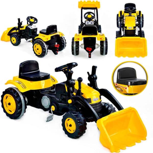 WOOPIE Traktor Na Pedały Farmer MaxTrac Classic Łyżka Spychacz - 001