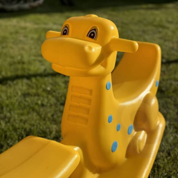 WOOPIE Bujak Wieloosobowy Dino Huśtawka Równoważna Żółta - 004