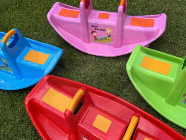 WOOPIE Bujak Wieloosobowy STAR Huśtawka Równoważna Zielona
