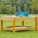 Stół Sensoryczny Masterkidz STEM Outdoor 1200L – Drewniana Tablica Laboratorium - 002