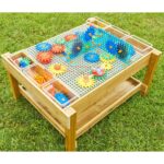 Stół Sensoryczny Masterkidz STEM Outdoor 1200L – Drewniana Tablica Laboratorium - 003