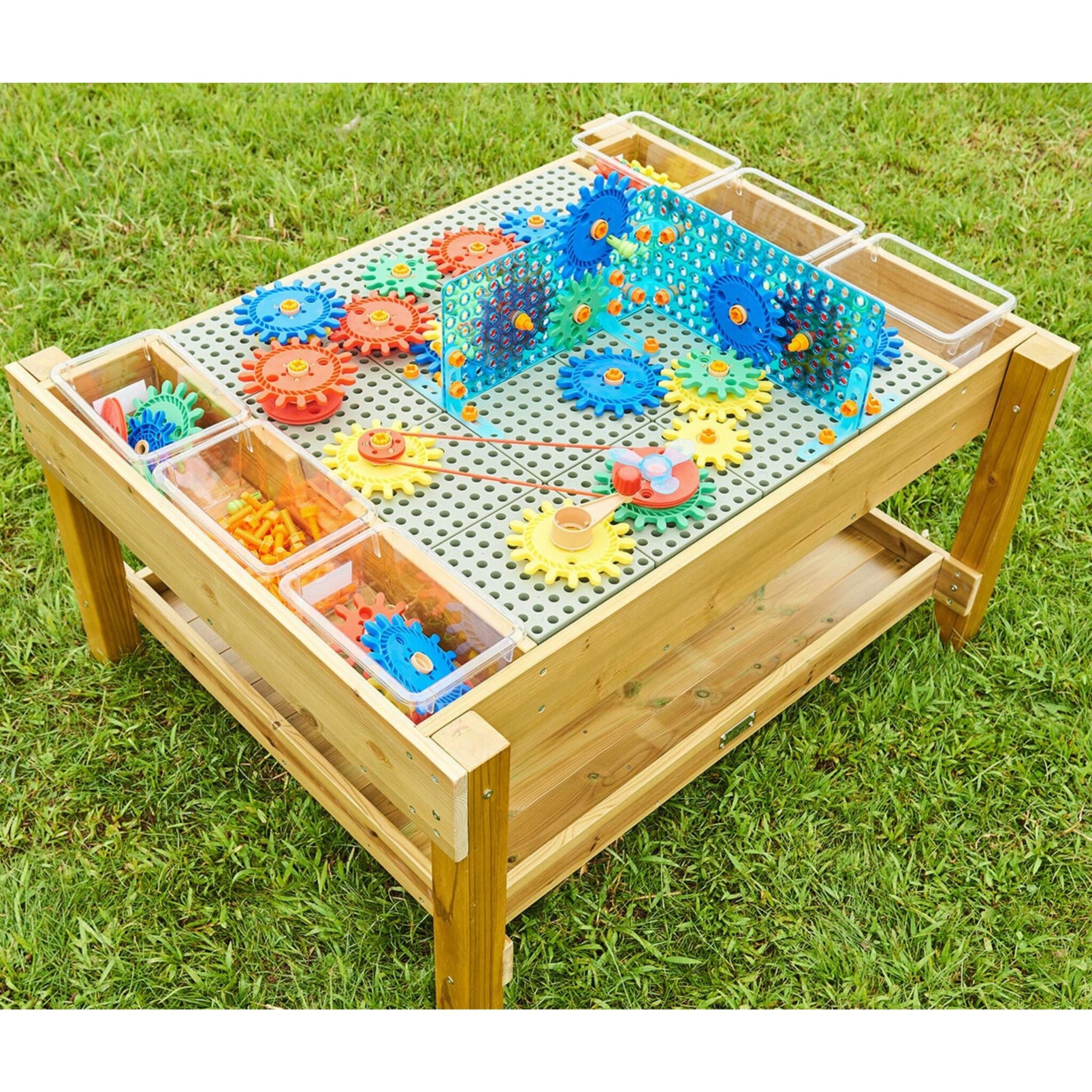 Stół Sensoryczny Masterkidz STEM Outdoor 1200L – Drewniana Tablica Laboratorium - 003