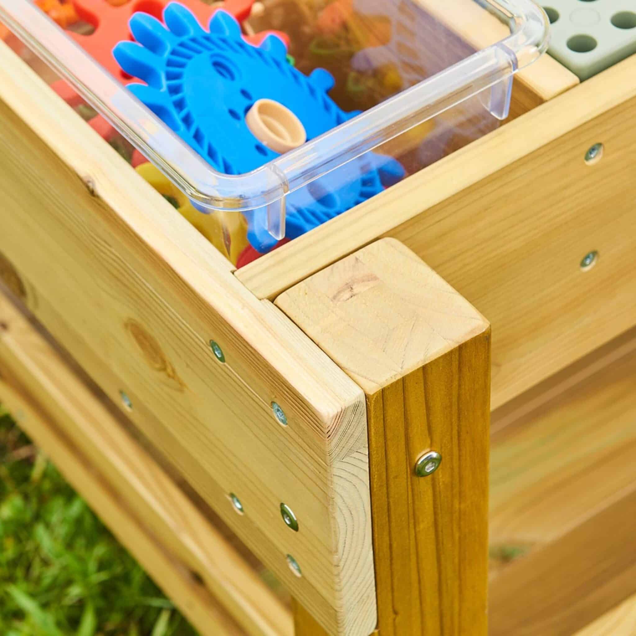 Stół Sensoryczny Masterkidz STEM Outdoor 1200L – Drewniana Tablica Laboratorium - 008