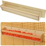 MASTERKIDZ Drewniany Pojemniczek Przezroczysta Ścianka 80 cm do Tablic Naukowo-Kreatywnych STEM - 001