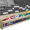 MASTERKIDZ Drewniany Pojemniczek Przezroczysta Ścianka 80 cm do Tablic Naukowo-Kreatywnych STEM - 002