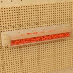 MASTERKIDZ Drewniany Pojemniczek Przezroczysta Ścianka 80 cm do Tablic Naukowo-Kreatywnych STEM - 006