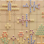 MASTERKIDZ Drewniana Tablica STEM Wolnostojąca XXL w Kształcie Domu + Akcesoria - 004