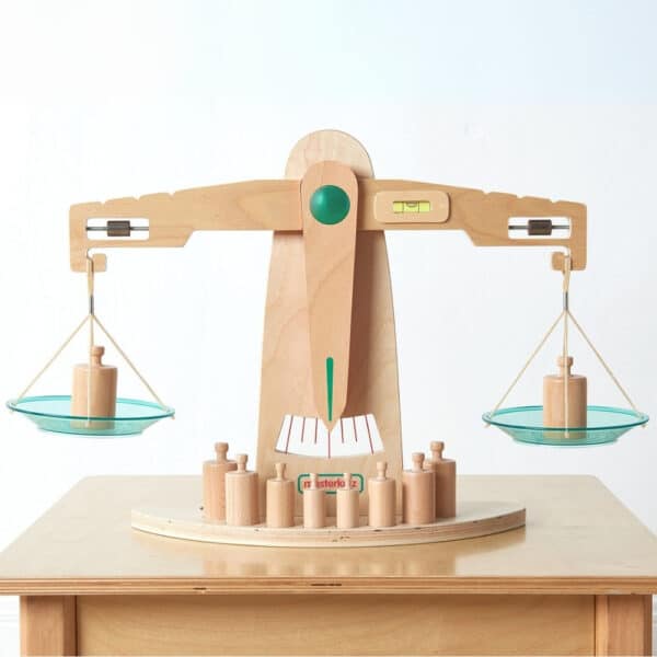 Edukacyjny Zestaw Waga Szalkowa Masterkidz – Pomoc Montessori 3+ - 006