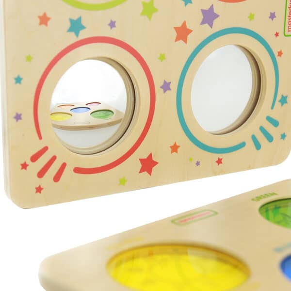 Tablica Masterkidz Lustra i Soczewki - Nauka Optyki i Sensoryka Montessori - 004