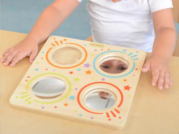 Tablica Masterkidz Lustra i Soczewki - Nauka Optyki i Sensoryka Montessori - 010