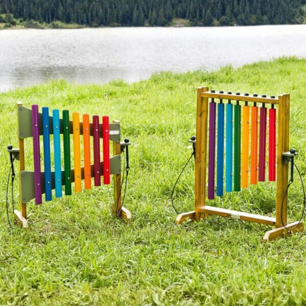 MASTERKIDZ Kolorowe Cymbałki Wolnostojące 95cm Outdoorowe