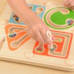 MASTERKIDZ Drewniany Labirynt Magnetyczny Montessori Pisanie i Motoryka - 003