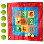 MASTERKIDZ Kwadratowa Tarcza Na Rzepy Rzut Do Celu Do Tablicy STEM - 001