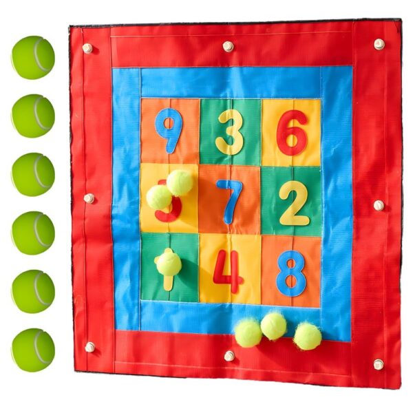 MASTERKIDZ Kwadratowa Tarcza Na Rzepy Rzut Do Celu Do Tablicy STEM - 001