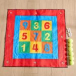 MASTERKIDZ Kwadratowa Tarcza Na Rzepy Rzut Do Celu Do Tablicy STEM - 003