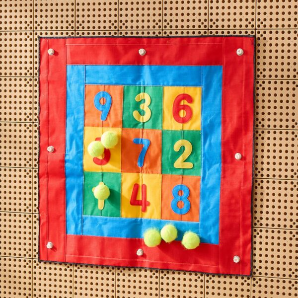 MASTERKIDZ Kwadratowa Tarcza Na Rzepy Rzut Do Celu Do Tablicy STEM - 002