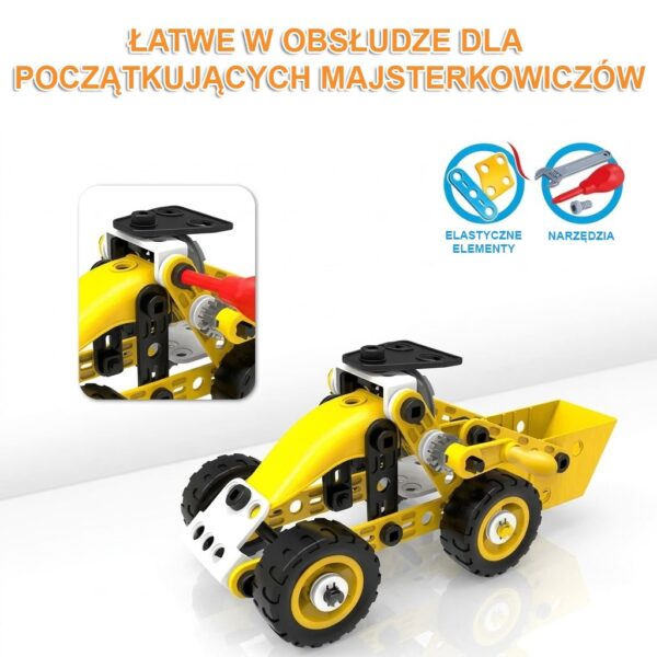 WOOPIE Pojazdy Zestaw Konstrukcyjny 8w1 Klocki STEAM - 009