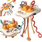 WOOPIE BABY Zabawka Sensoryczna Montessori Gryzak Grzechotka Wielofunkcyjny UFO - 001