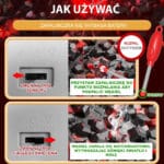 WOOPIE Grill Barbecue Kuchnia Ogrodowa Interaktywna Para LED Zestaw XL 41 el. - 008
