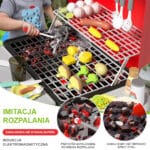 WOOPIE Grill Barbecue Kuchnia Ogrodowa Interaktywna Para LED Zestaw XL 41 el. - 009