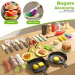 WOOPIE Grill Barbecue Kuchnia Ogrodowa Interaktywna Para LED Zestaw XL 41 el. - 011