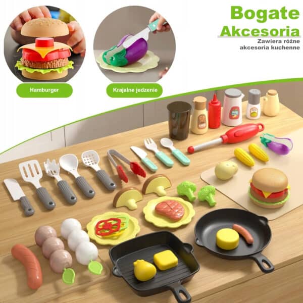 WOOPIE Grill Barbecue Kuchnia Ogrodowa Interaktywna Para LED Zestaw XL 41 el. - 011