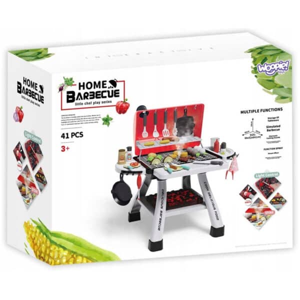 WOOPIE Grill Barbecue Kuchnia Ogrodowa Interaktywna Para LED Zestaw XL 41 el. - 012