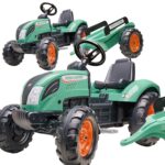 FALK Traktor Lander Zielony na Pedały z Przyczepką od 3-7 Lat - 001