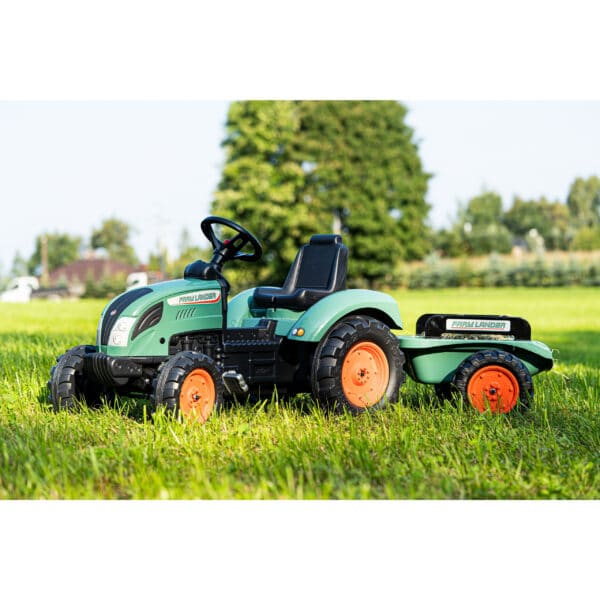 FALK Traktor Lander Zielony na Pedały z Przyczepką od 3-7 Lat - 005