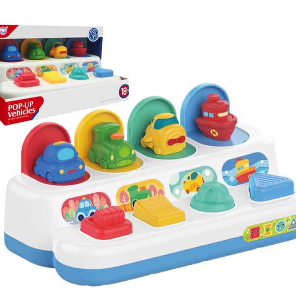 WOOPIE BABY Zabawka Edukacyjna Wyskakujące Pojazdy POP-UP - 001