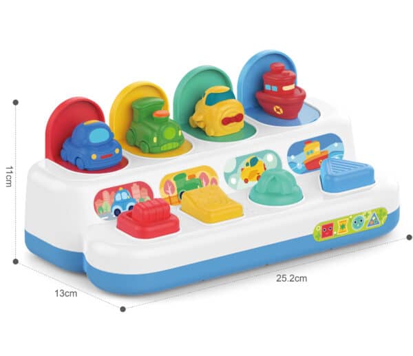 WOOPIE BABY Zabawka Edukacyjna Wyskakujące Pojazdy POP-UP - 009
