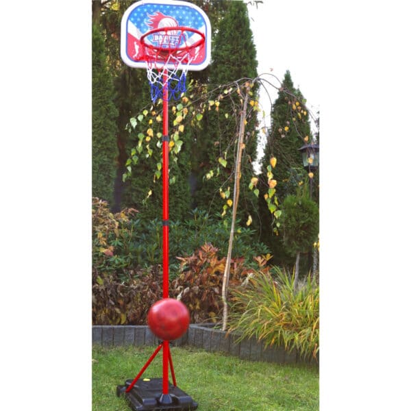 WOOPIE Zestaw Koszykówka Wolnostojąca Regulowana Wysokość 90-170cm + Piłka - 006