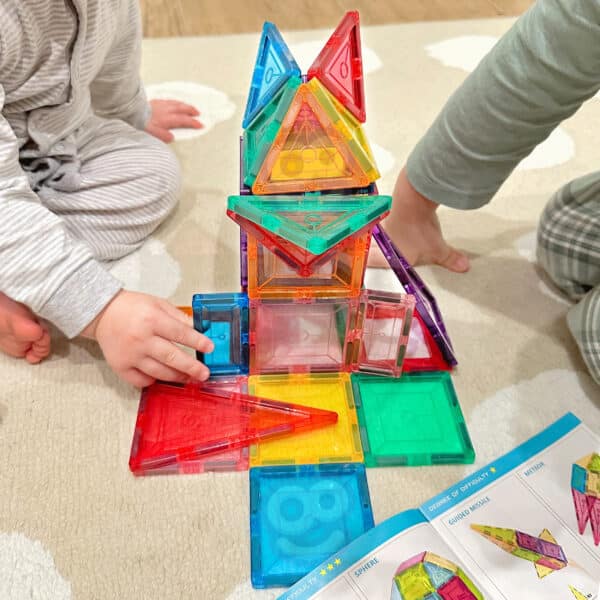 WOOPIE Magnetyczne Klocki Konstrukcyjne Montessori 3D - 007