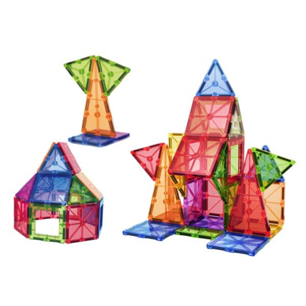 WOOPIE Magnetyczne Klocki Konstrukcyjne Montessori 3D - 010