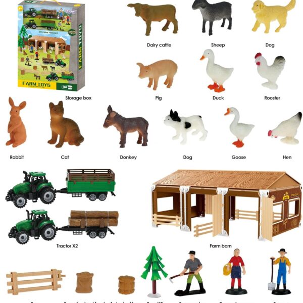 WOOPIE Zestaw Mały Farmer XL Figurki Gospodarstwo - 011