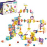 WOOPIE Klocki Magnetyczne Tor Kulkowy 89 el. - 001