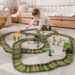 WOOPIE Tor Samochodowy XXL Dinozaury 240 el. - 002
