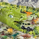 WOOPIE Tor Samochodowy XXL Dinozaury 240 el. - 006