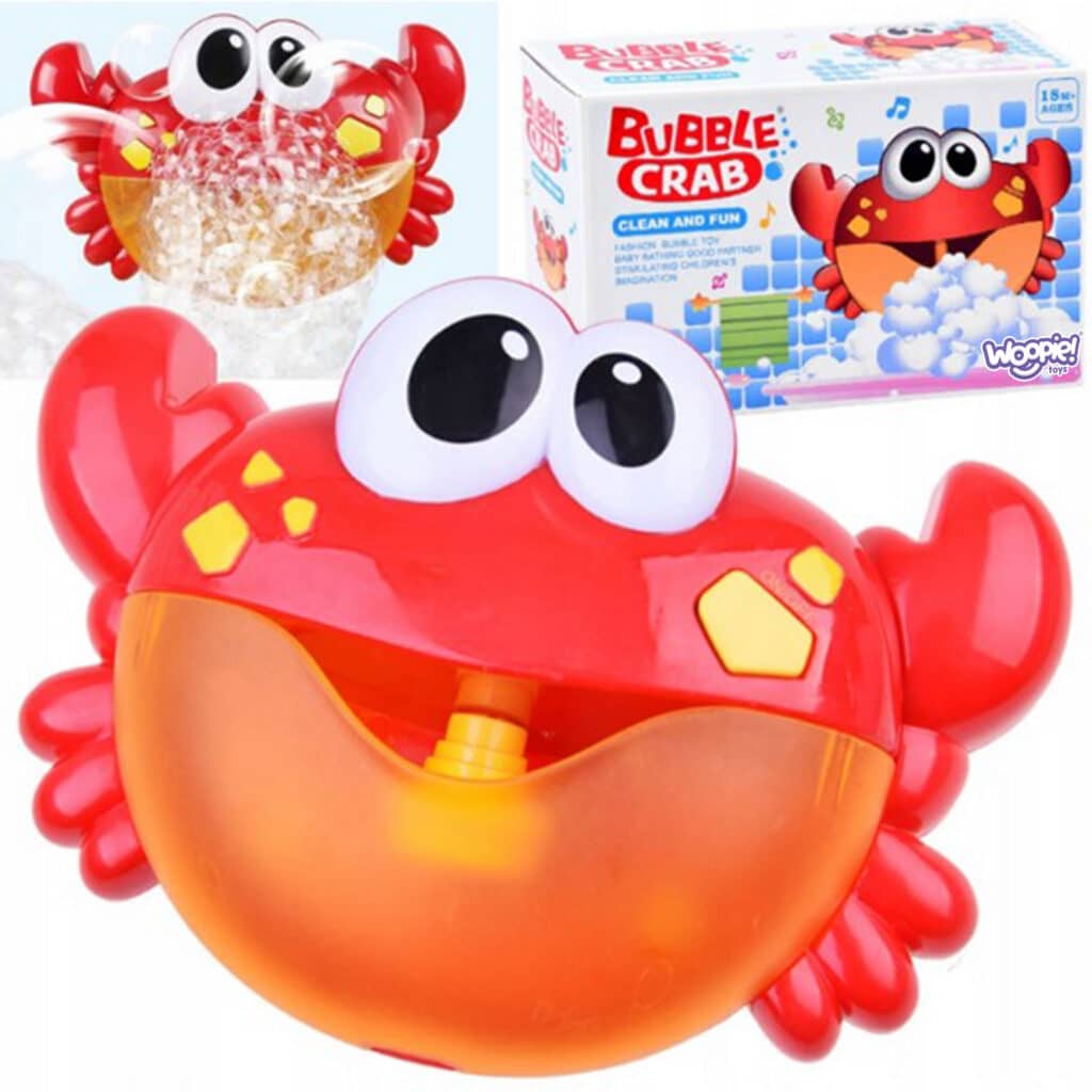 Muzyczny Krab Generator Piany do Wanny - Zabawka Kąpielowa Woopie Baby - 001