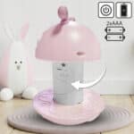 WOOPIE Baby Wańka Wstańka Zabawka Sensoryczna 2w1 Grzechotka Gryzak Różowa - 006