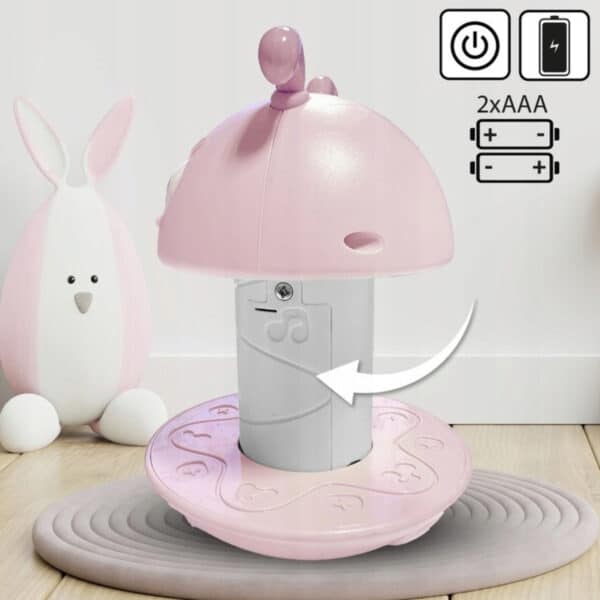 WOOPIE Baby Wańka Wstańka Zabawka Sensoryczna 2w1 Grzechotka Gryzak Różowa - 006