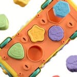 WOOPIE BABY Interaktywny Autobus Montessori Edukacyjny 6w1 Młoteczek Cymbałki +18 m - 006