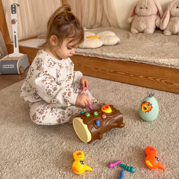 Gra Zręcznościowa Złap Robaczka Skarbonka Wańka-Wstanka Jajko Woopie - 004