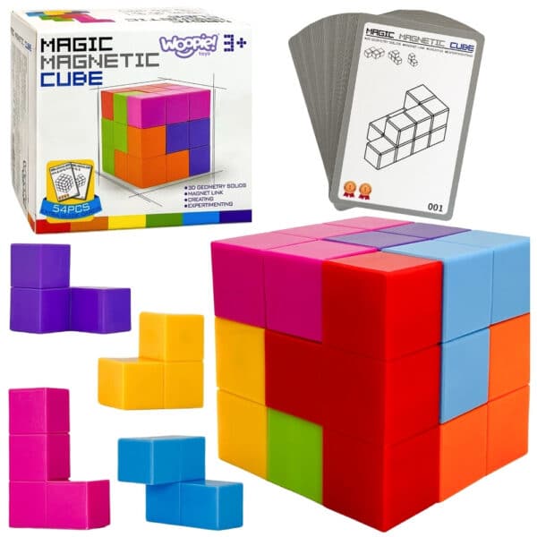 Kostka Tetris Woopie – Edukacyjna Gra Strategiczna z Kartami Zadań - 001