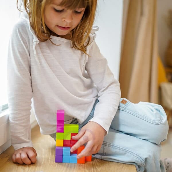 Kostka Tetris Woopie – Edukacyjna Gra Strategiczna z Kartami Zadań - 002