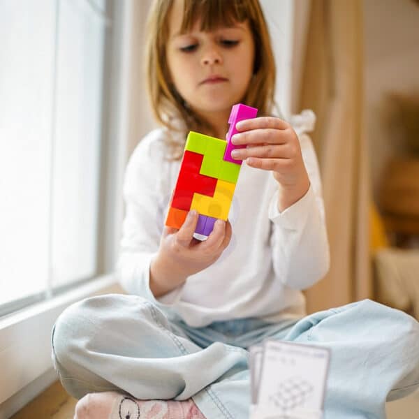 Kostka Tetris Woopie – Edukacyjna Gra Strategiczna z Kartami Zadań - 005